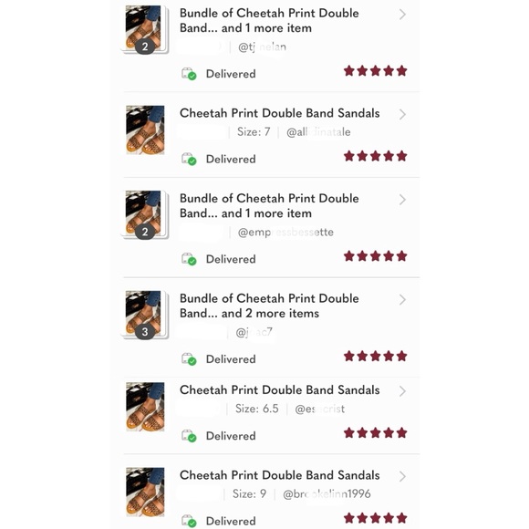 Cheetah Print Double Band Sandals - Picture 5 of 6